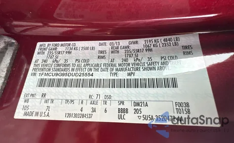 1FMCU9G95DUD25554